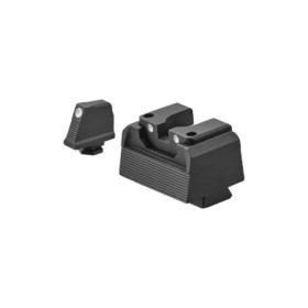 LPA RDS04SS30 Sight Set for Sig Sauer with White Dots  Chez DEVILLE ARMORY. Votre armurerie en ligne.