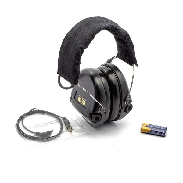 Sordin Supreme Pro-X Casque Anti-Bruit Actif Arceau Cuir Noir