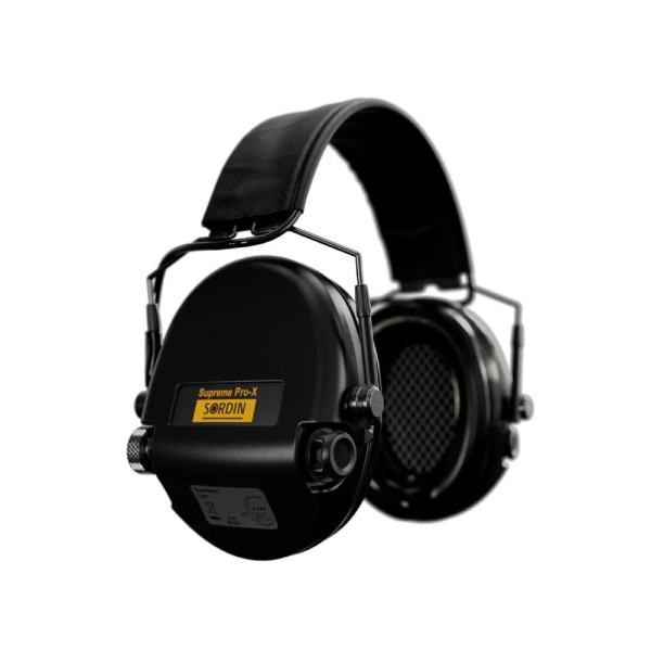 Sordin Supreme Pro-X Slim Headband PVC, Color: Orange  Chez DEVILLE ARMORY. Votre armurerie en ligne.