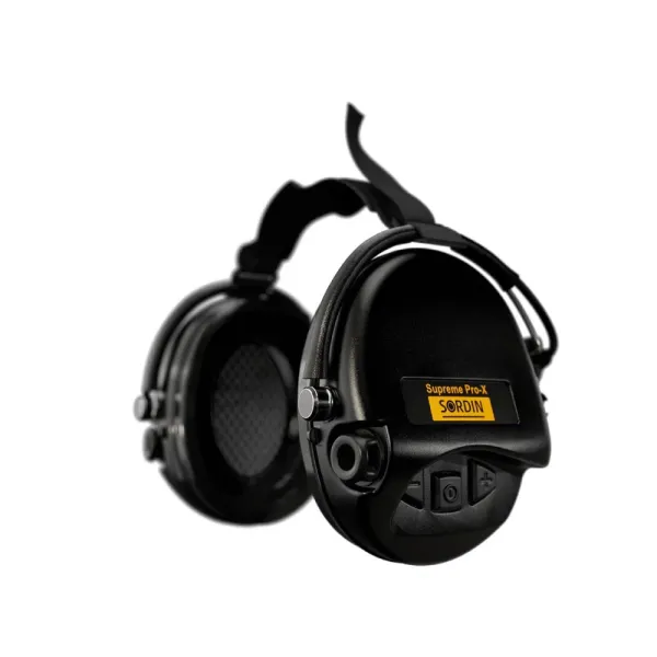 Sordin Supreme Pro-X Neckband Protection Auditive Électronique Noire