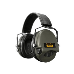 Sordin Supreme Pro-X SFA Slim HB Green PVC  Chez DEVILLE ARMORY. Votre armurerie en ligne.