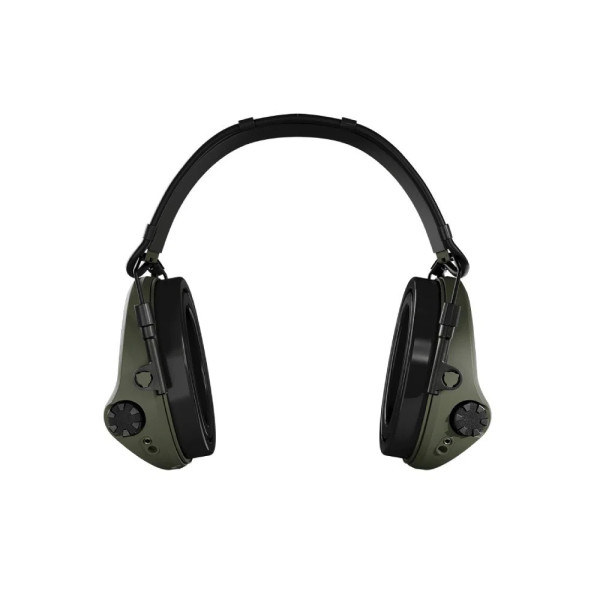 Sordin Supreme X2 BT Headband Leather Memory Foam, Color: Green  Chez DEVILLE ARMORY. Votre armurerie en ligne.