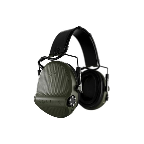 Sordin Supreme X2 BT Headband Leather Memory Foam, Color: Green  Chez DEVILLE ARMORY. Votre armurerie en ligne.