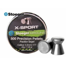 500 PLOMBS 4,5 STOEGER X-SPORT 48g/7,48gr  Chez DEVILLE ARMORY. Votre armurerie en ligne.