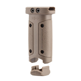 Poignée verticale HERA ARMS HFG Picatinny sable  Chez DEVILLE ARMORY. Votre armurerie en ligne.