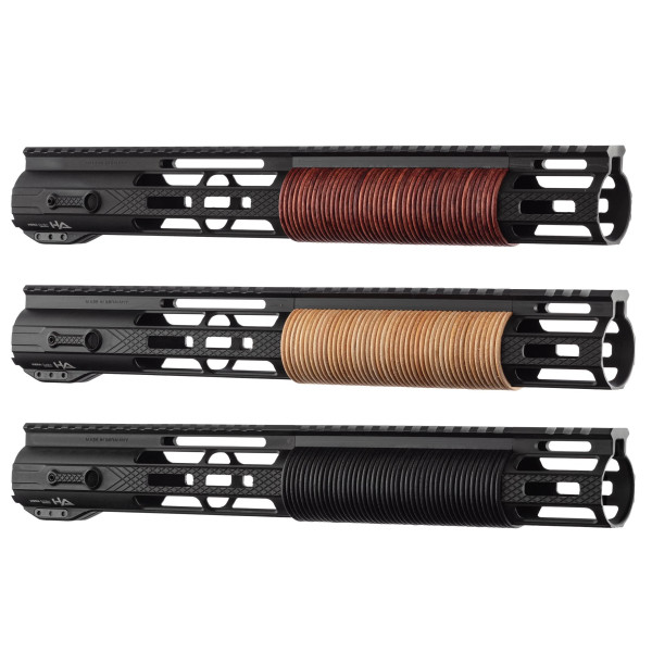 Garde main HERA ARMS AR15/M4 M-LOK 15'' - CUIR  Chez DEVILLE ARMORY. Votre armurerie en ligne.