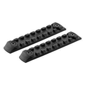Set de 2 rails picatinny en polymère compatible KEYMOD - NOIR  Chez DEVILLE ARMORY. Votre armurerie en ligne.