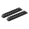 Heraarms Set de 2 rails picatinny en polymère compatible KEYMOD - NOIR