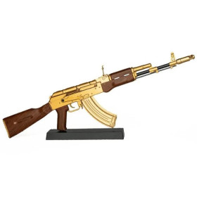 Miniature Goatguns Mini AK47 Gold  Chez DEVILLE ARMORY. Votre armurerie en ligne.