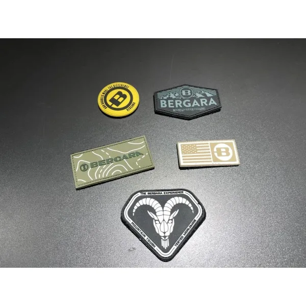 LOT DE 5 PATCHS BERGARA