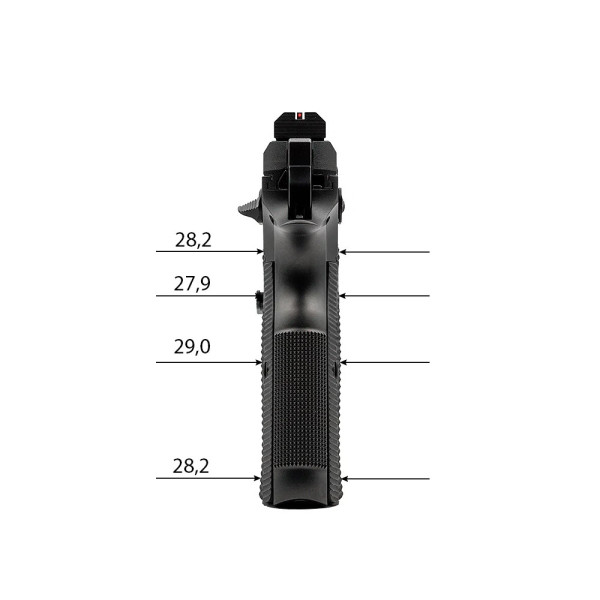Eemann Tech Ultimate Aluminium Grips for KMR SPECTRA, size: XL  Chez DEVILLE ARMORY. Votre armurerie en ligne.