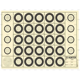Cible Benchrest 22 Hunter 42 x 29,7 cm (A3)  Chez DEVILLE ARMORY. Votre armurerie en ligne.