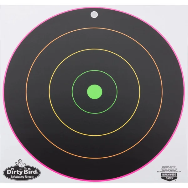 Cible Dirty Birds multicolores - Birchwood Casey 30cm