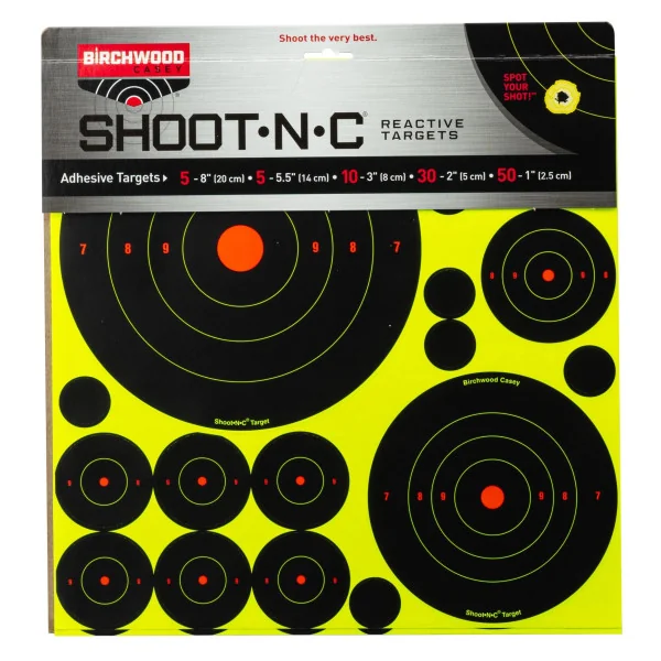 Birchwood-Casey Cibles Shoot-N-C mix 50 cibles et pastilles