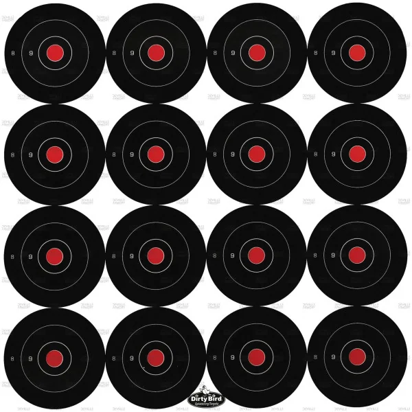 Birchwood-Casey Lot de 172 cibles 3'' réactives Dirty Bird