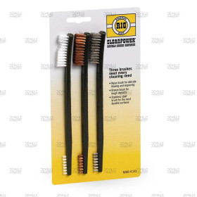 Set de 3 brosses de nettoyage - Birchwood Casey  Chez DEVILLE ARMORY. Votre armurerie en ligne.