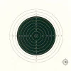 100 cartons-cibles 20 x 20 cm
