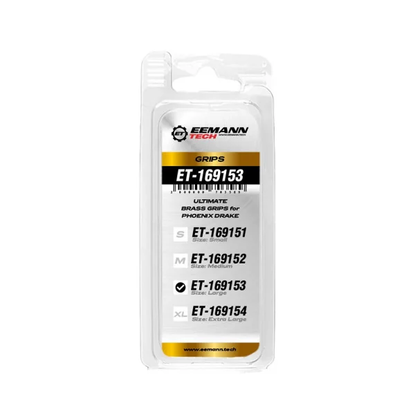 Eemann Tech Ultimate Laiton Grips pour PHOENIX DRAKE, size: S