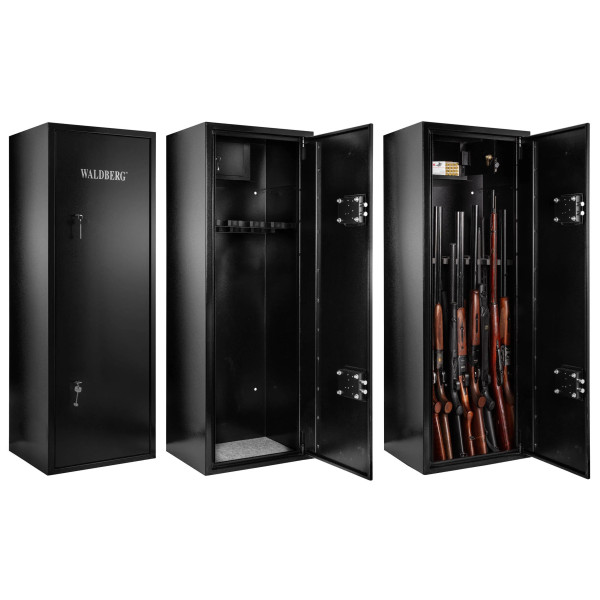Coffre first 18 armes à 2 clefs et 2 serrures - Waldberg  Chez DEVILLE ARMORY. Votre armurerie en ligne.