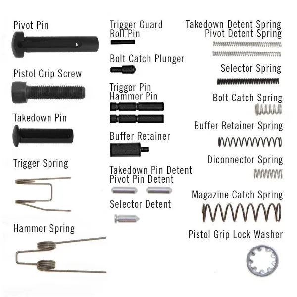 Eemann Tech Lower Petit Parts Set pour AR-15