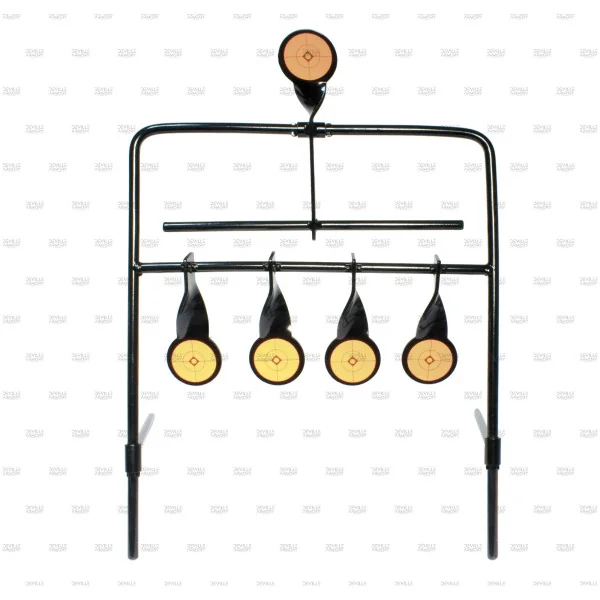 Portant 5 cibles 22lr auto reset  Chez DEVILLE ARMORY. Votre armurerie en ligne.