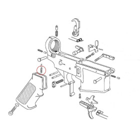 Ressort de détente du sélecteur AR-15  Chez DEVILLE ARMORY. Votre armurerie en ligne.