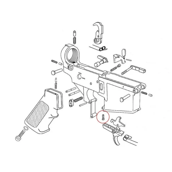 Eemann Tech Disconecteur Ressort pour AR-15