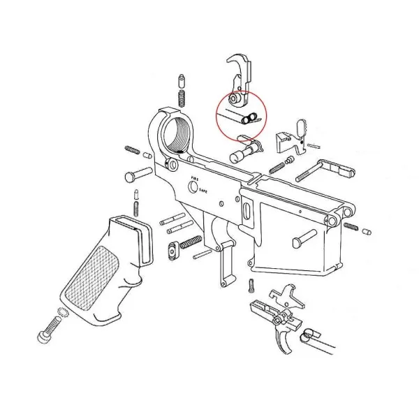 Eemann Tech Ressort de marteau pour AR-15