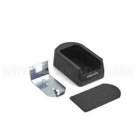 Armanov MPCZ1 Talon de chargeur +2 rnd MaXXXgrip pour Shadow 2, SP-01, CZ 75, BLEU  Chez DEVILLE ARMORY. Votre armurerie en lign