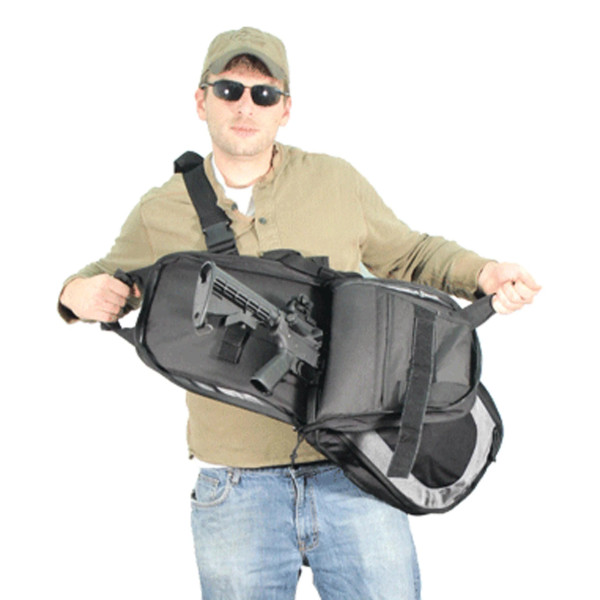 Housse tactique UTG pour arme 34'' NOIR  Chez DEVILLE ARMORY. Votre armurerie en ligne.