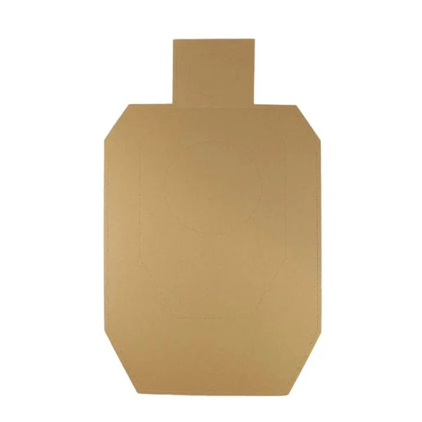 Eeman Tech Cardboard IDPA Target TAN/WHITE - 100 pcs./Pack