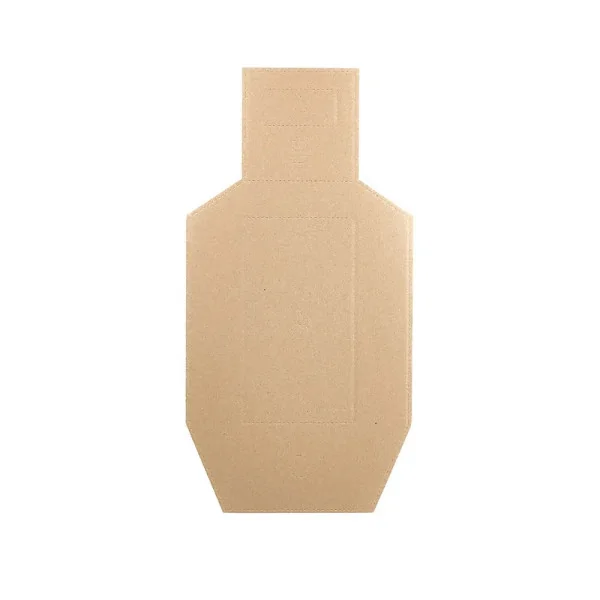 Eemann Tech Cardboard Redacted D Zone Metric Target - 100 pcs./Pack