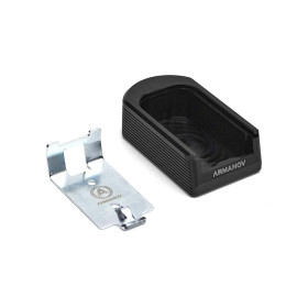 Armanov MPSIG2 Talon de chargeur +2 rnd Elegance pour Sig Sauer P226, X-Five, LDC, NOIR  Chez DEVILLE ARMORY. Votre armurerie en