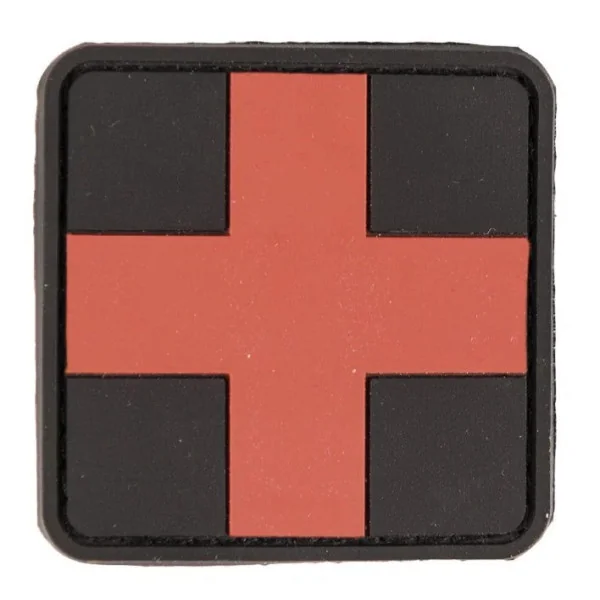Sport Attitude Patch PVC premier secours croix rouge 5.5 x 5.5cm