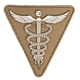 Patch PVC médical Tan 7 x 7cm  Chez DEVILLE ARMORY. Votre armurerie en ligne.