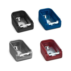 Armanov MPSS320RACE Talon de chargeur +2 tours pour Sig Sauer P320, P250, ARGENT  Chez DEVILLE ARMORY. Votre armurerie en ligne.