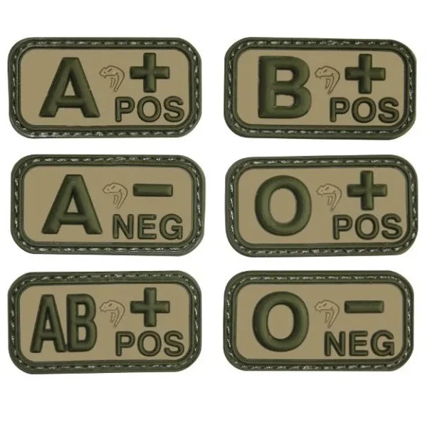 Patch PVC Groupe sanguin AB+ Vcam Viper