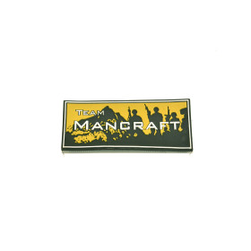 Patch PVC Mancraft Team  Chez DEVILLE ARMORY. Votre armurerie en ligne.