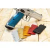Poignées pistolet Armanov PGTGLF3D/PGTGSF3D SpidErgo pour Tanfoglio, ARGENT, taille : petit cadre