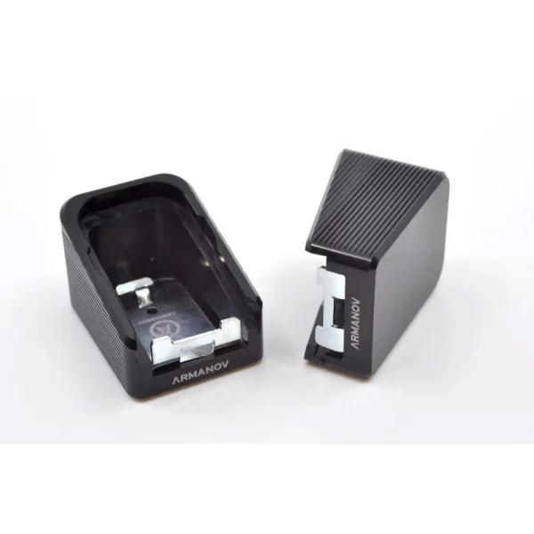 Armanov Talon de chargeur MPGLV2 +2 pour Glock - Bleu