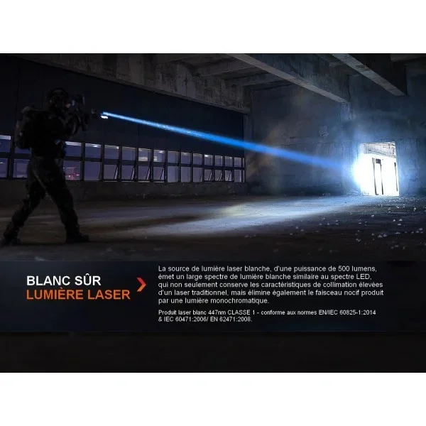 FENIX - HT30R - Lampe de poche laser blanc - 500 LUMENS