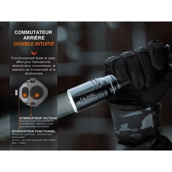 FENIX - HT30R - Lampe de poche laser blanc - 500 LUMENS