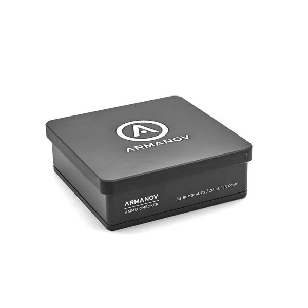 Armanov GB Case Gauge Box 100 pochettes avec couvercle rabattable, NOIR, calibre : .45ACP pour MTM  Chez DEVILLE ARMORY. Votre a