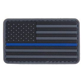 Patch PVC Drapeau USA Bleu line  Chez DEVILLE ARMORY. Votre armurerie en ligne.