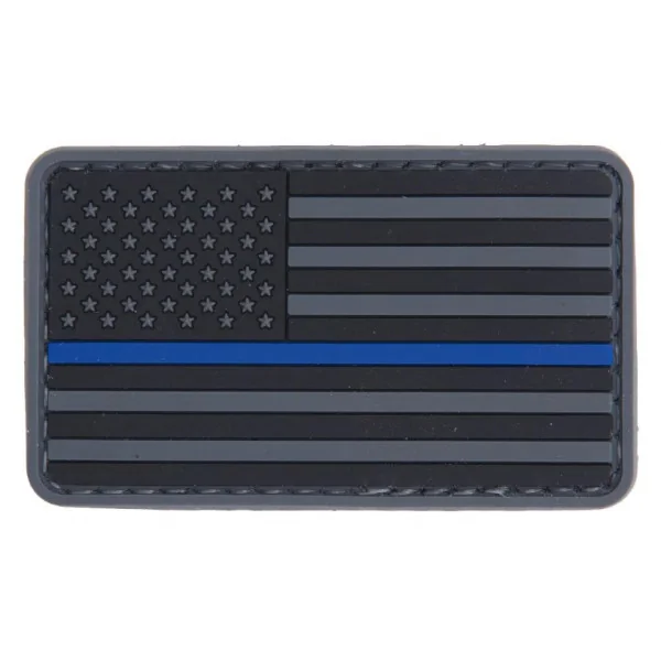 Lancer Tactical Patch PVC Drapeau USA Bleu line