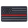 Patch PVC Drapeau USA Red line  Chez DEVILLE ARMORY. Votre armurerie en ligne.