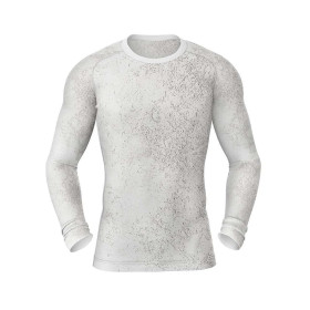 T-shirt de compression à manches longues DED Competition - Blanc, taille : 3XL, Type de vêtements : Regular (Hommes)  Chez DEVIL