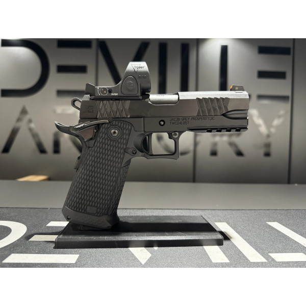 Pistolet JACOB GREY TWC BLACK  Chez DEVILLE ARMORY. Votre armurerie en ligne.