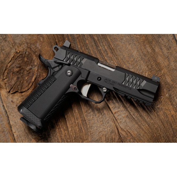 Pistolet JACOB GREY TWC9  Chez DEVILLE ARMORY. Votre armurerie en ligne.