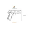 Pistolet JACOB GREY TWC9